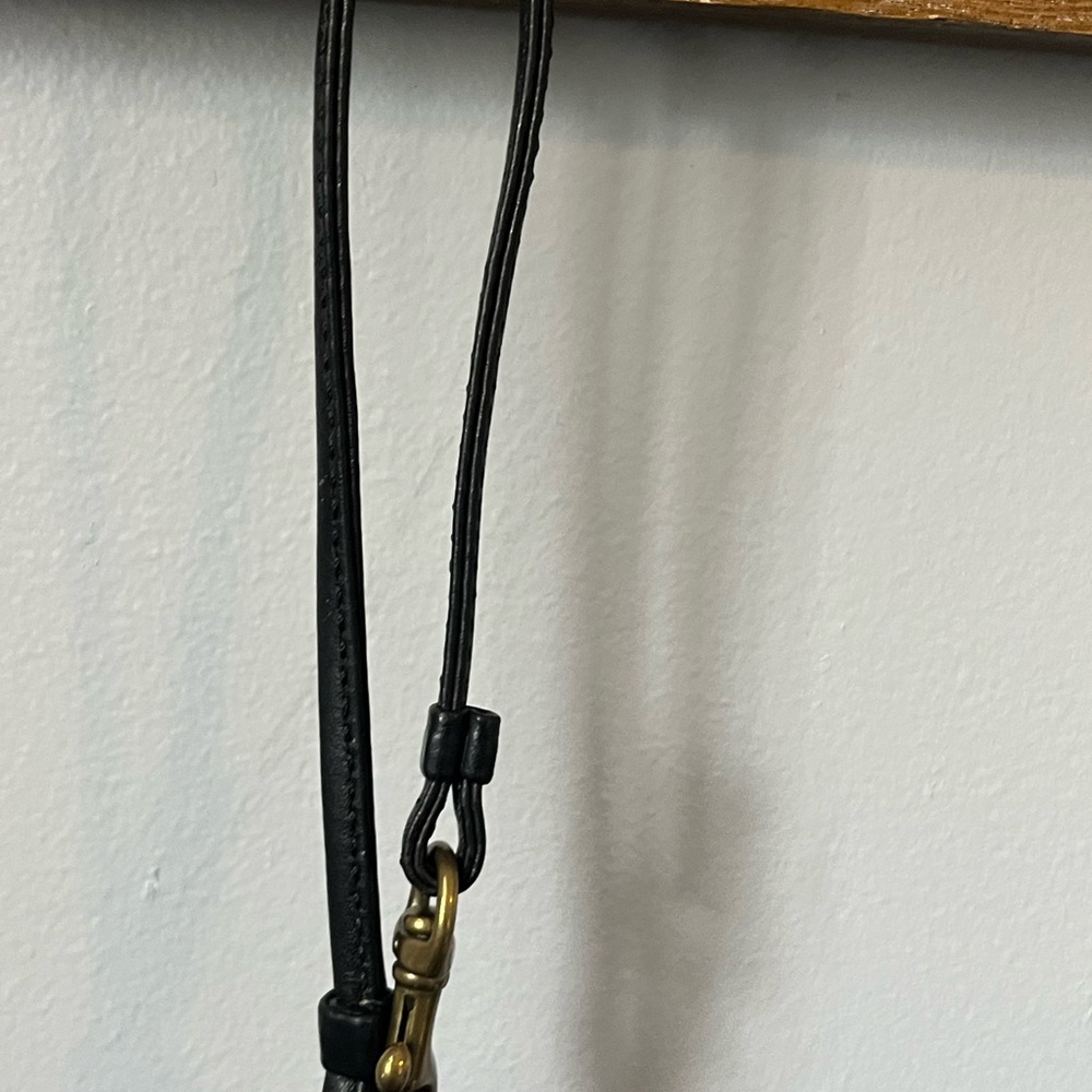 Coach Gigi 65th Ann. Black Leather Turn Lock Wristlet - Coin Wallet Clutch Pouch - Picture 7 of 16